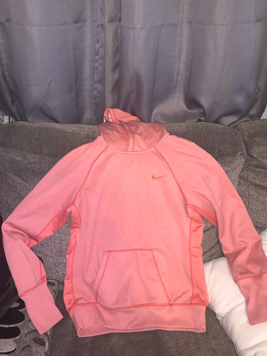Nike Tops - Nike Coral Pink Pullover Hoodie